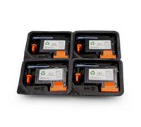 ForgeCore Cabezal de impresión Gris Oscuro 761 4X CH645A CH646A CH647A CH648A Reemplazo para el número de Pieza 761 Compatible con Suministros de Impresora Designjet T7100 T7200