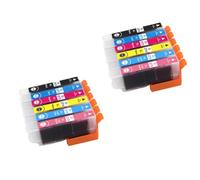 ForgeCore Cartucho de Tinta Compatible 27XL T2771 T2772 T2773 T2774 T2775 T2776 Funciona con Expression Photo XP-750 XP-760 XP-850 XP-860 XP-950 XP-960(BKCMYLCLM-2set)