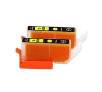 ForgeCore Cartucho De Tinta Compatible PGI-525 PGI525 PGI 525 CLI-526 CLI526 CLI 526 Compatible con Los De MG6150(2pcs C-526 Y)