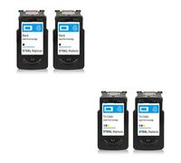 ForgeCore Cartucho de Tinta PG575 CL576 PG575XL CL576XL 575 576 XL PG-575 CL-576 Compatible con TS3550i TS3551i TR4750i TR4751i(BK(2PC) Color(2PC))