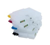 ForgeCore Cartucho de Tinta Recargable de 4 Colores Compatible con SG400 SG800 SG400NA EU SG800NA EU(4color with Chip)