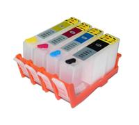 ForgeCore Cartucho Recargable de 4 Colores con Chip Compatible con impresoras Officejet Pro 6500a Officejet 6000 6500 6500A 7000 7500