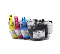 ForgeCore Cartuchos de Tinta universales compatibles LC431XL Tinta colorante Compatible con DCP-J1050DW DCP-J1140DW MFC-J1010DW Cartuchos de Repuesto para Impresora LC431 431(1set)