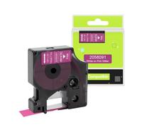 ForgeCore Cinta con Purpurina de 12 mm 4X 2056090 2056085 2056098 2056091 2056086 Compatible con LabelManager 160 280 Reemplazo de para el número D1(Pink Glitter)