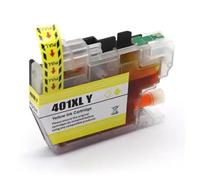 ForgeCore Compatible con LC401XL 401XL LC401 Capacidad de reemplazo de Cartucho de Tinta para MFC-J1010DW MFC-J1012DW MFC-J1170DW Impresora(1 PCS Yellow)