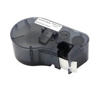 ForgeCore Compatible MC1-1000-595-WT-BK Cinta de Etiquetas de Cartucho Negro sobre Amarillo Rojo Compatible con BMP-41 BMP-51 BMP-53 Chip 25,4 mm(MC1-1000-595-YL-BK)