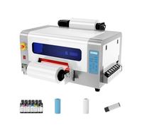ForgeCore Impresora Colorsun A3 DTF 2 en 1, máquina de impresión DTF Compatible con Suministros de Impresora para impresión de Vidrio de Cajas de teléfono de Madera(Printer with Ink)