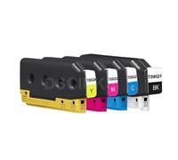 ForgeCore T08Q Paquete de 4 compatibles con AM-C550 para el número T08Q1 T08Q2 T08Q3 T08Q4(Yellow - 340ml)