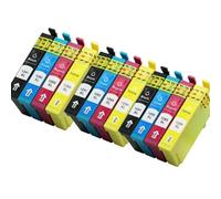 ForgeCore T1295 Paquete de 4 compatibles con T1291 T1292 T1293 T1294 Reemplazo para el número T1295 SX435W SX235W WF-3520 WF-3540(3SET)