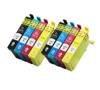 ForgeCore T1295 Paquete de 4 compatibles con T1291 T1292 T1293 T1294 Reemplazo para el número T1295 SX435W SX235W WF-3520 WF-3540(2SET)