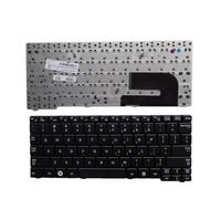 ForgeCore Teclado Compatible con los Modelos de portátiles N148P N143 N145 N150 N151 N102 NB20 NB30 NB30P N101 Diseño RU US SP Blanco Negro(US Black)