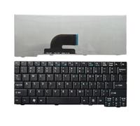 ForgeCore Teclado para computadora portátil de EE. UU. Compatible con Suministros de Impresora Aspire One ZG5 D150 A150 A150L ZA8 ZG8 D210 D250 A110 AO531H Emachines EM250 Inglés(Black)