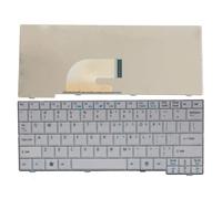 ForgeCore Teclado para computadora portátil de EE. UU. Compatible con Suministros de Impresora Aspire One ZG5 D150 A150 A150L ZA8 ZG8 D210 D250 A110 AO531H Emachines EM250 Inglés(White)