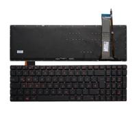 ForgeCore Teclado retroiluminado Compatible con los Modelos de portátiles GL752 GL752V GL752VL GL752VW GL752VWM para el número de Pieza 8K1927225B(German)