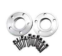 Forged Wheels Spacer Espaciadores Rueda Centrados 2 Uds 20mm 5x112 57,1mm CB 10 Pernos Bola M14x1.5 Para VW Para Golf MK5 MK6 Para A4 B8 B9 2015(20mm Silver)