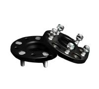 Forged Wheels Spacer Para Crown Para GT2000 Para Prius 2 Piezas 15/20/25/30/mm PCD 5x100 CB 54,1mm Adaptador Espaciador De Rueda 5 Terminales Traje Espaciador De Rueda De Aluminio(30MM Black Spacers)