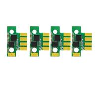 ForgediY 4 Chips de Cartucho de tóner 3K 2,3 K compatibles con CS317 CS417 CS517 CX317 CX417 CX517 CS317dn CS417dn CS517de CX317dn CX417de CX517(1set 71B20K0-Y0 EUR)