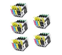ForgediY Cartucho de Tinta 1 Juego 5 Juegos Oceanía LC434 434 LC434BK Compatible con DCP J1200DW J1200dw(LC434-5set)