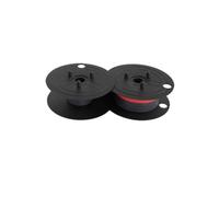 ForgediY Cinta de calculadora de Doble Carrete GR24 de Repuesto para NuKote BR80c Dataproducts R3027 Porelon 11216 El 1197 P III Compatible con Negro Rojo(1PK Black Red GR24)