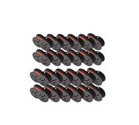 ForgediY Cinta de calculadora de Doble Carrete GR24 de Repuesto para NuKote BR80c Dataproducts R3027 Porelon 11216 El 1197 P III Compatible con Negro Rojo(24PK Black Red GR24)