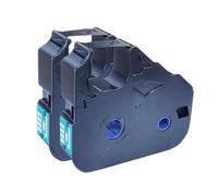 ForgediY Cinta de Etiquetas LB-200BK Compatible con C-210E C-200E C500T C580T C100T 510T Mark1pro M-1std M-1pro M-1proll M-1prollc MK2600 MK250O MK2100(LB-200BK 2pcs)