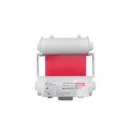 ForgediY Cinta de Transferencia térmica 100G3C 100G5C 100HG3C 100HIII PM-100A 100HG Compatible con de MAX CPM-100HC Bepop SL-R101T SL-R102T(R103T No Chip Red)
