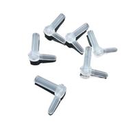 ForgediY CISS Cartucho Tubo Curvado Caucho Transparente de Suministro Continuo de Tinta Accesorios Conector de tubería(10 pcs)