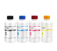 ForgediY Juego de Tinta DTF de 250ML, Tinta de película de Transferencia Directa para DX5 DX7 5113 4720 I3200 1390 1430 F2000 F2100, Compatible con impresión de película Pet(BK C M Y)