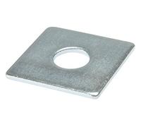 Forgefix 10SQPL5010 - Cinc plateado cuadrado arandelas