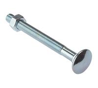 Forgefix CB10150M - Tornillo y tuerca de carruaje, cincado
