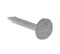 ForgeFix Clout Nails - Extra Large Head | 3.00 x 25mm | Galvanised | Bag 500gm