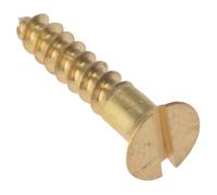 ForgeFix CSK1148BR Madera Tornillo Ranurado Csk Latón Macizo 1.1/4 x 8 Caja 200
