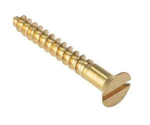 Forgefix CSK21212B Bargainscrews - Tornillo para madera (latón, 200 unidades)