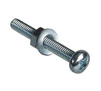Forgefix FORFPMSPH430 - Tornillo para máquina Pozi (cabeza plana ZP, M4 x 30 mm)