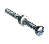 Forgefix FORFPMSPH440 - Tornillo para máquina Pozi (cabeza plana ZP, M4 x 40 mm)