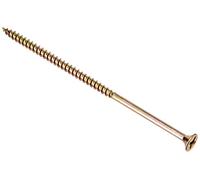 Forgefix MPS5120Y Tornillo Multiusos Compatible con Pozi CSK ST ZYP 5,0 x 120 mm, Caja de 100, Negro, 5 x 120 mm