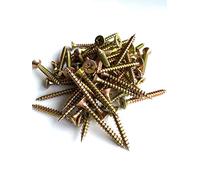 Forgefix MPS525Y - Tornillo para madera (tamaño: 5.0 x 25mm)