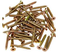 Forgefix MPS540Y - Tornillo para madera (tamaño: 5.0 x 40mm)