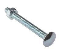 Forgefix Perno y Tuerca de Carro ZP M8 x 150 mm, Bolsa 10