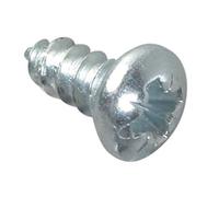 Forgefix Pozi - Tornillo autoroscante (cabeza plana ZP, 1/4" x 4, 80 unidades)