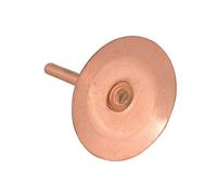 ForgeFix Remaches de disco de cobre 20 x 20 x 1,5 mm (paquete de 100)