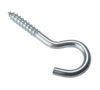 Forgefix SH8012M Gancho de Tornillo ZP 80 x 12 Ga Bolsa 10, Multicolor, 80 mm x 12