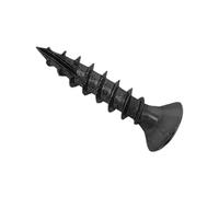 Forgefix Spectre™ PZ - Tornillo multiusos para madera compatible con PZ, 3,5 x 16 mm, caja de 200, acabado recubierto negro para una excelente resistencia a la corrosión