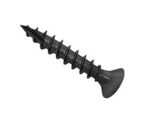 Forgefix Spectre - Tornillo multiusos para madera compatible con PZ, 4,0 x 25 mm, caja de 200, acabado recubierto negro para una excelente resistencia a la corrosión