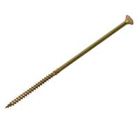 Forgefix Spectre - Tornillo para madera compatible con PZ CSK ZYP 8,0 x 240 mm, caja 50, zinc amarillo pasivado para resistencia a la corrosión