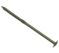 Forgefix SPECTRE - Tornillos de fijación de madera de 8 x 250 mm, color verde, tornillos de madera resistentes, caja de 50 unidades, alto par de torsión, uso exterior