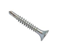 Forgefix Tornillo Phillips para paneles de yeso con cabeza de corneta FT ZP 3,5 x 25 mm, caja 1000, acabado galvanizado para mayor durabilidad. Los tornillos vienen completos con una broca Phillips