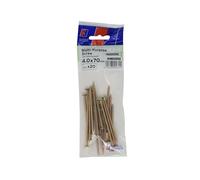 Forgefix Tornillo Pozi multiusos CSK ST ZP 4.0 x 70 mm ForgePack 20, utilizado en todos los oficios, incluyendo carpintería, electricidad y fontanería