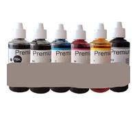 Forgekael 1 Juego de Tinta de Recarga de Tinte de 100ML Compatible con PGI 470 CLI 471 MG5740 MG6840 MG7740 TS5040 TS6040 TS8040 TS9040(1 Set 6 Colors)