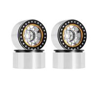 Forgekael 10 mm de Plato Profundo Negativo Desplazamiento de 2.2 "Beadlock Wheel Rim Compatible con 1 10 de rastreadores RC de 10 Escala como RR10 Wraith y TRX6 W2208(2208BS)